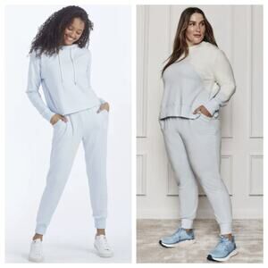 Summersalt Women's The Softest French Terry Jogger Powder Blue Size XL